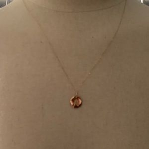 Jewelry - 14k gold Initial A medallion necklace Jewelry - 14k gold Initial A medallion necklace
